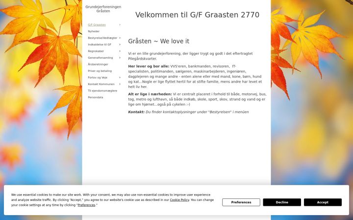 Screenshot of graasten2770.dk