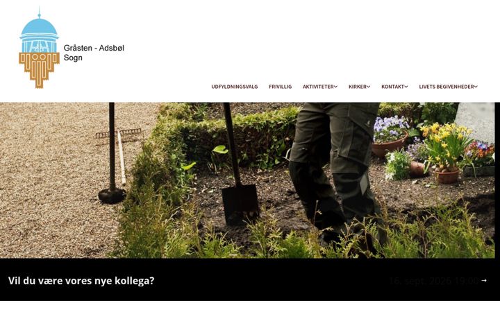 Screenshot of graastenadsboelkirker.dk