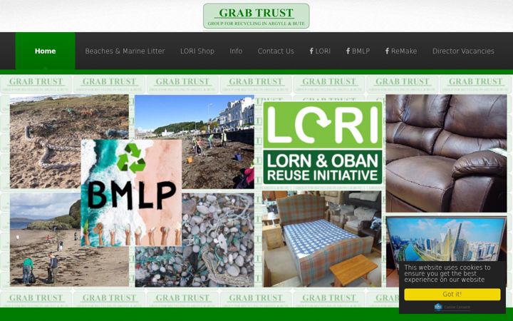 Screenshot of grab.org.uk