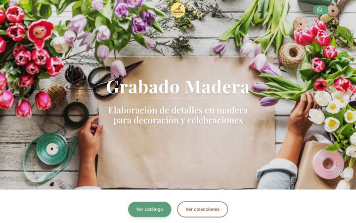 Screenshot of grabadomadera.com