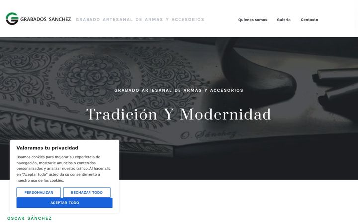 Screenshot of grabadossanchez.com