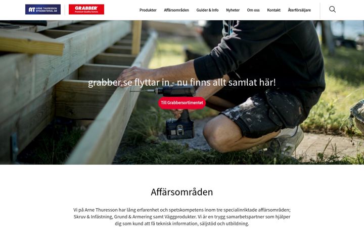 Screenshot of grabber.se