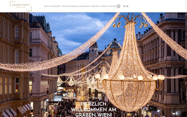 Screenshot of grabenwien.at
