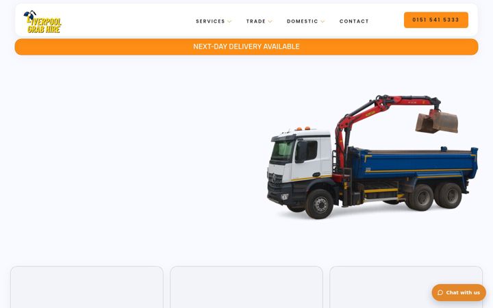 Screenshot of grabhireliverpool.co.uk