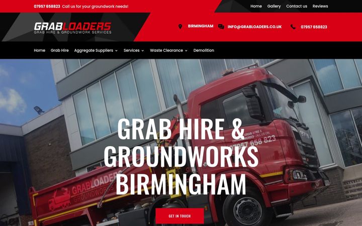 Screenshot of grabloaders.co.uk