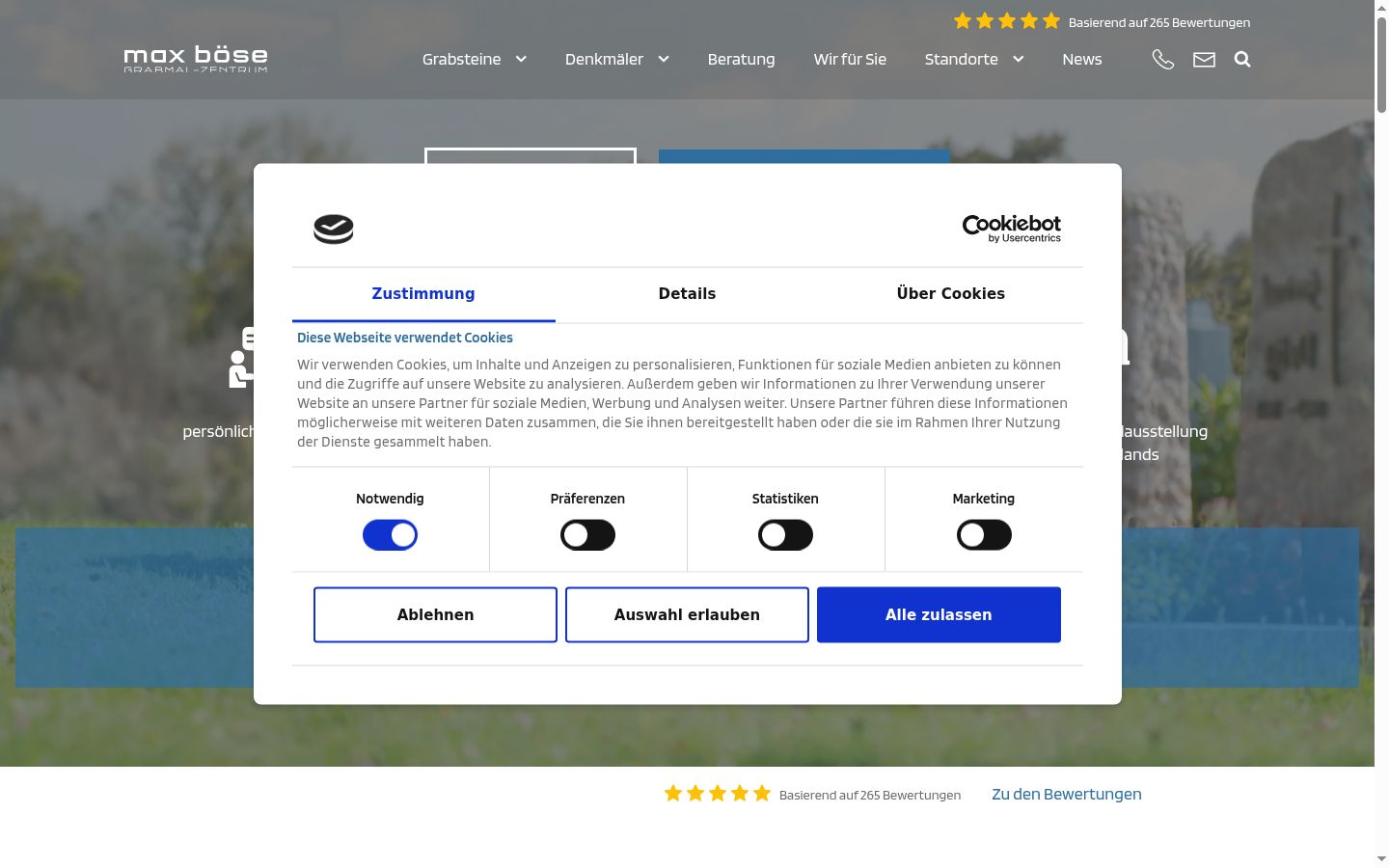 Screenshot tal-banner tal-kunsens muri qabel kwalunkwe interazzjoni