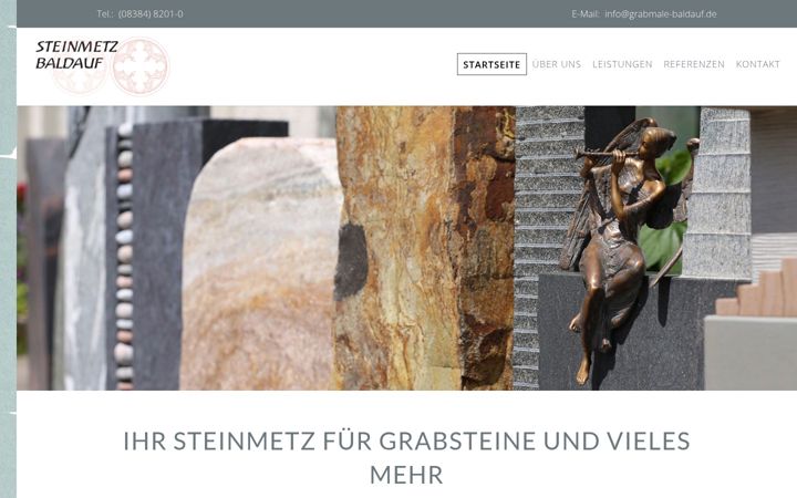 Screenshot of grabmale-baldauf.de