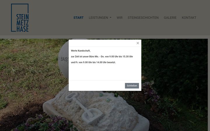 Screenshot of grabmale-bautzen.de