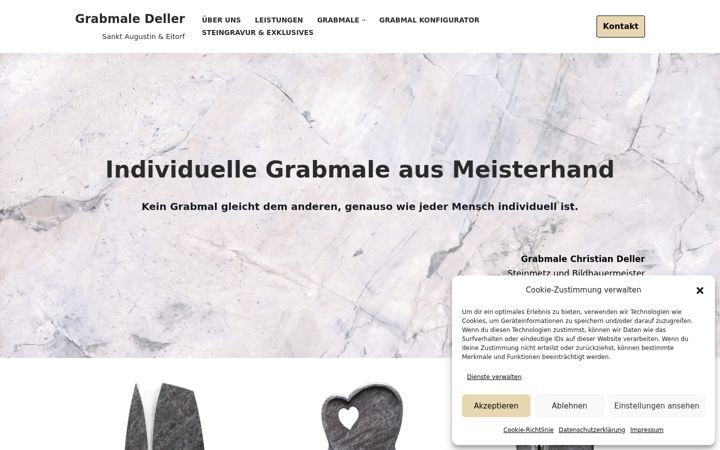 Screenshot of grabmale-deller.de