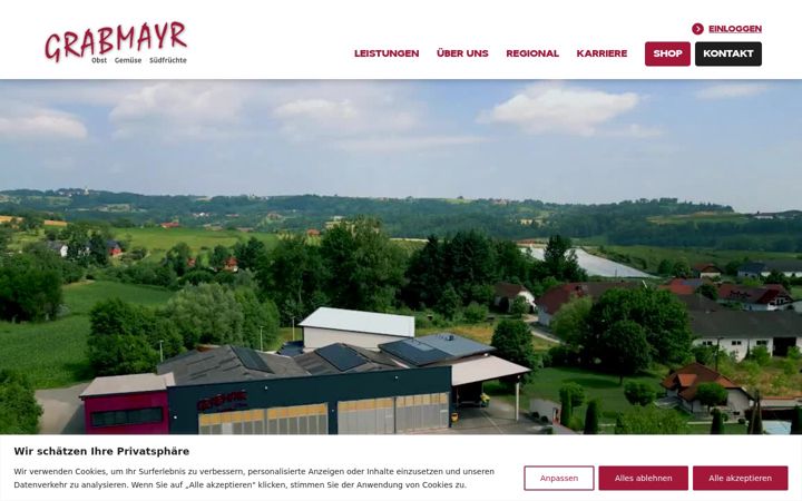 Screenshot of grabmayr.at