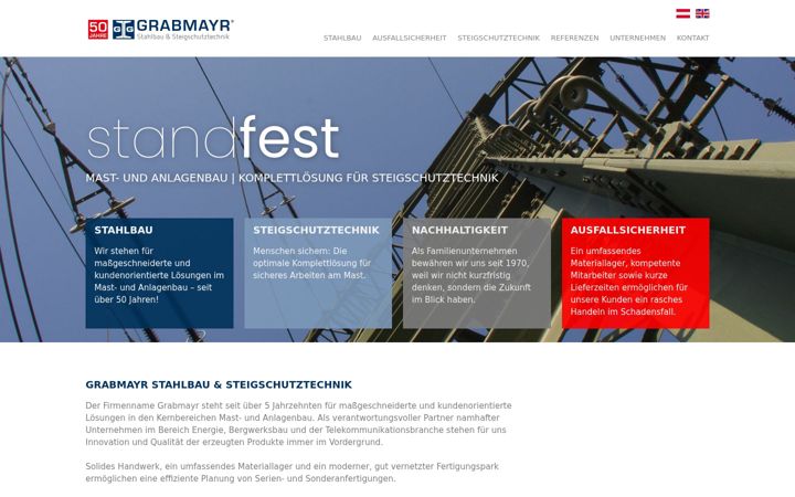 Screenshot of grabmayr.com