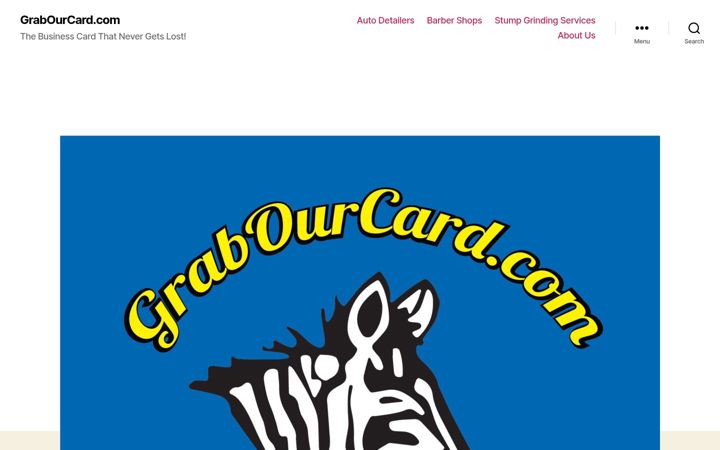 Screenshot of grabourcard.com