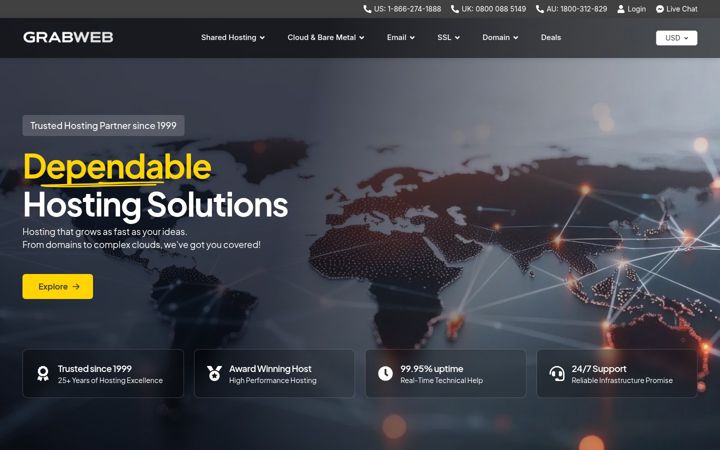 Screenshot di grabweb.net