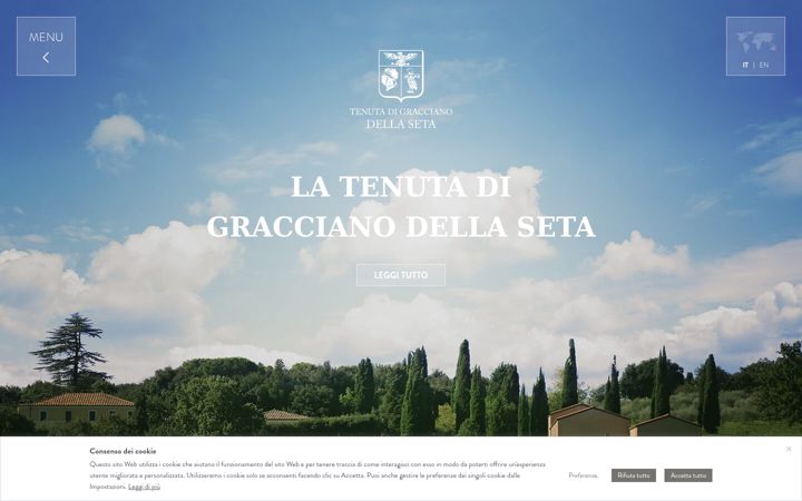Screenshot of graccianodellaseta.com