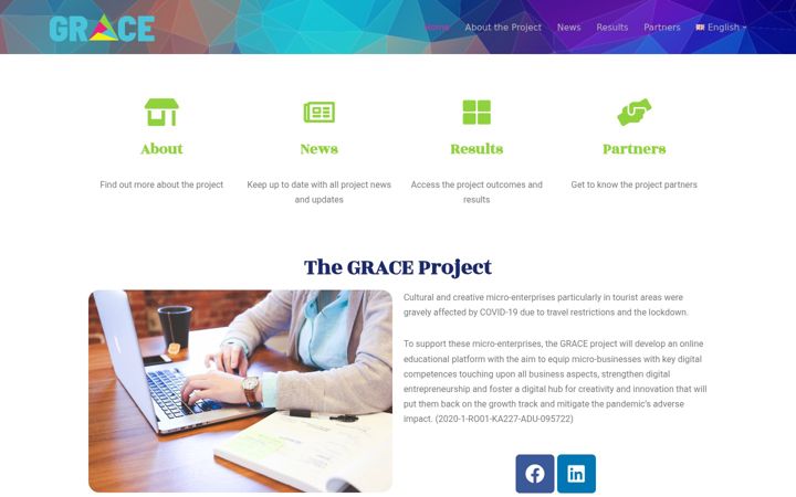 Screenshot of grace-initiative.eu
