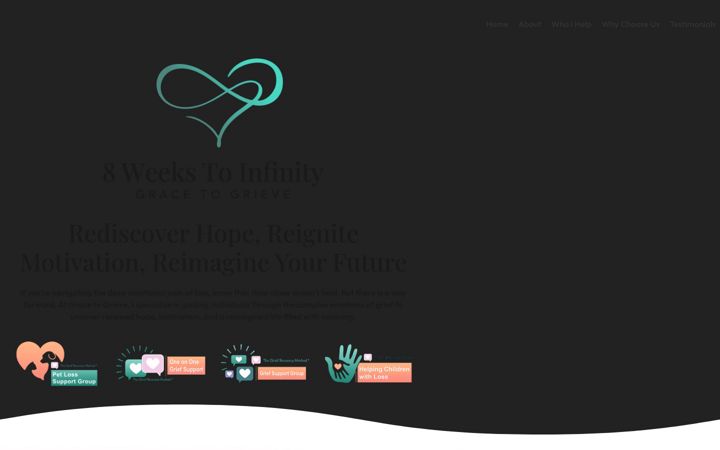 Screenshot of grace2grievegrace2grow.com
