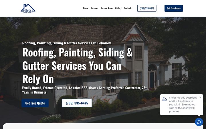Screenshot of grace4uinc.com