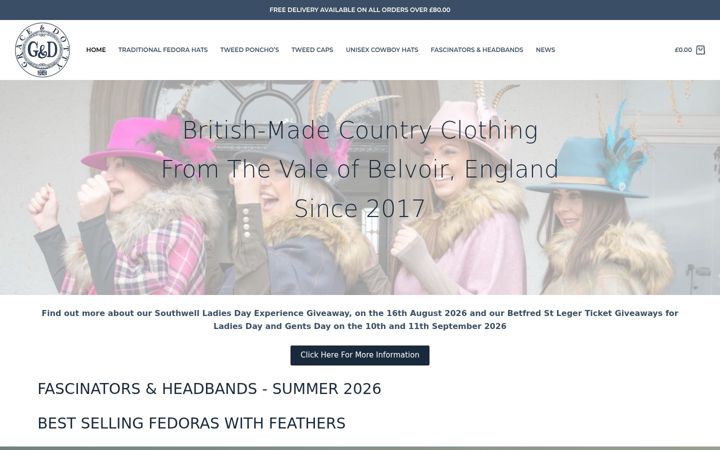 Screenshot of graceanddotty.com