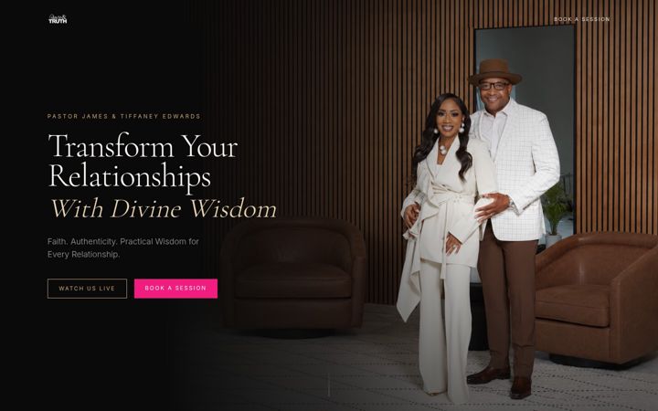 Screenshot of graceandtruthtalks.com