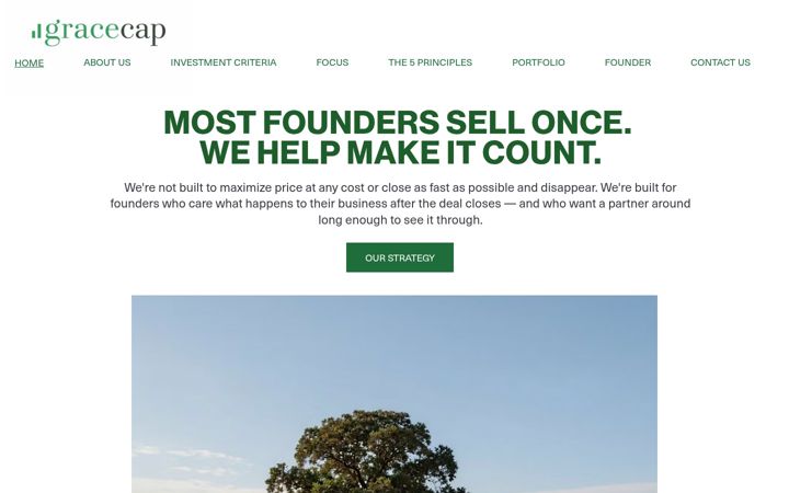 Screenshot of gracecapinvestors.com
