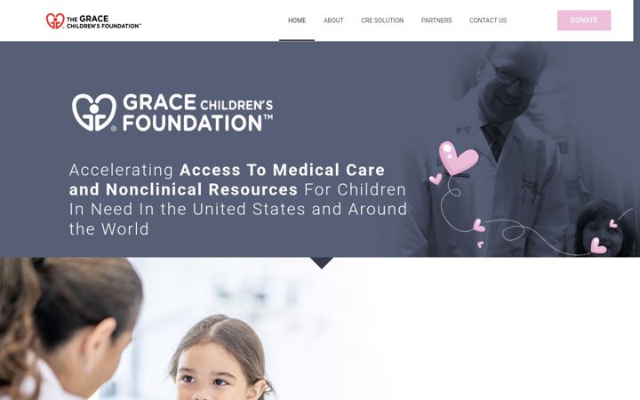 Screenshot of gracechildren.org