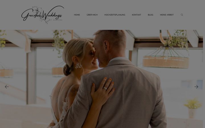 Screenshot of graceful-weddings.de