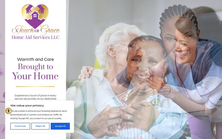 Screenshot of gracefulaidservices.com