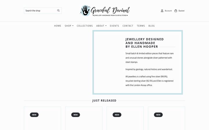 Screenshot of gracefuldeviant.com
