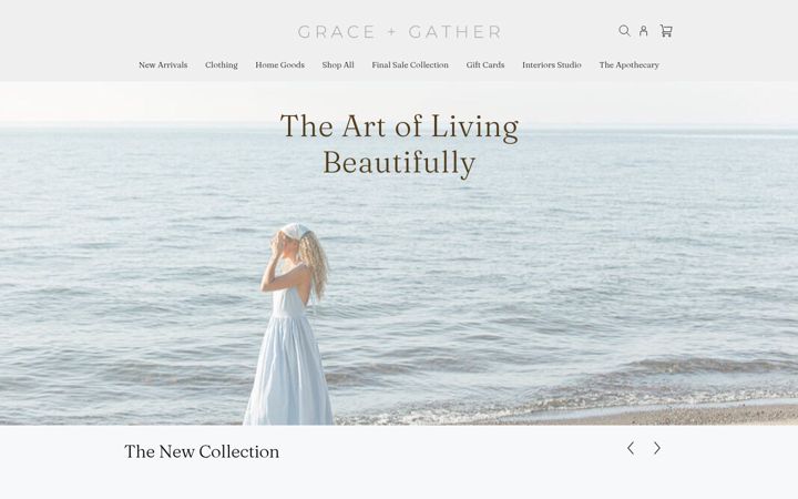 Screenshot di gracegather.com