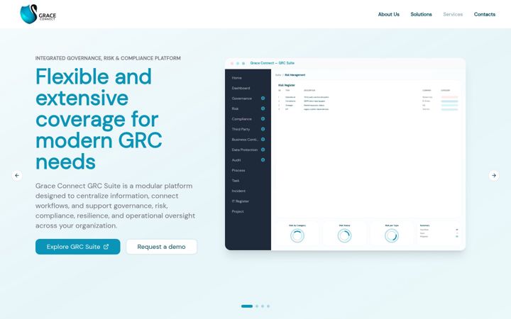Screenshot of gracegrc.com