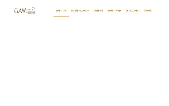 Screenshot of gracelandalpacas.de