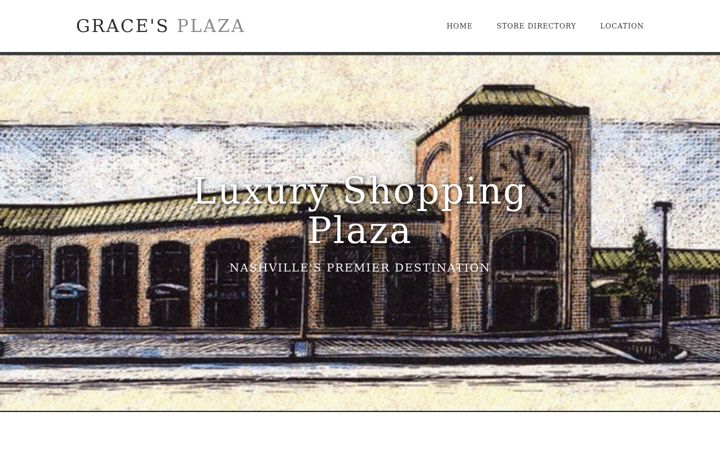 Screenshot of gracesplaza.com