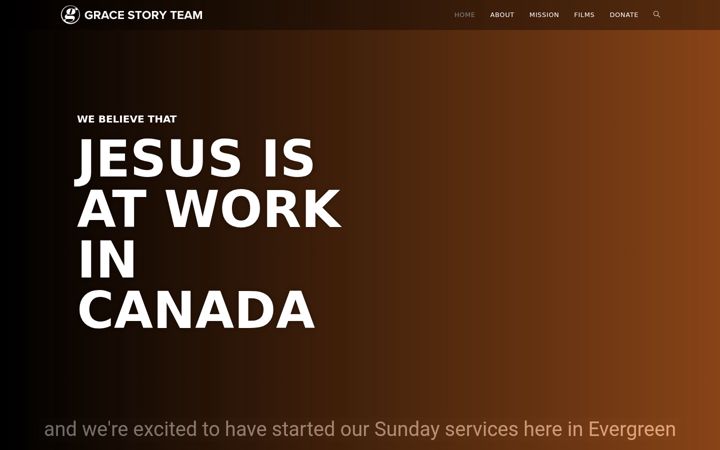 Screenshot of gracestoryteam.com