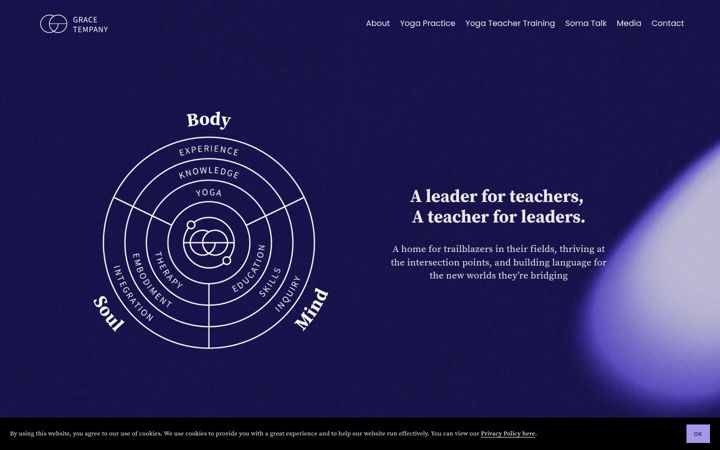 Screenshot of gracetempany.com