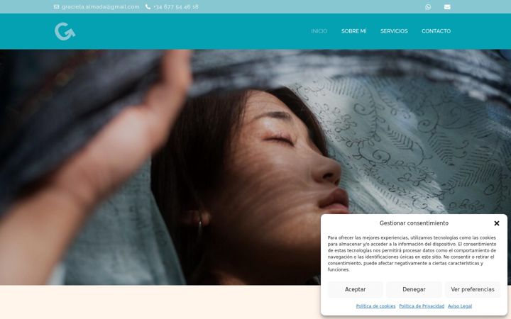 Screenshot of graciela-almada.com