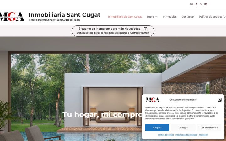 Screenshot of gracielaausiro.com
