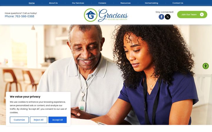 Screenshot of gracioushs.com