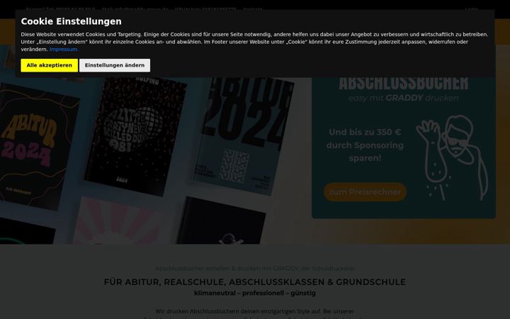 Screenshot of graddy.de
