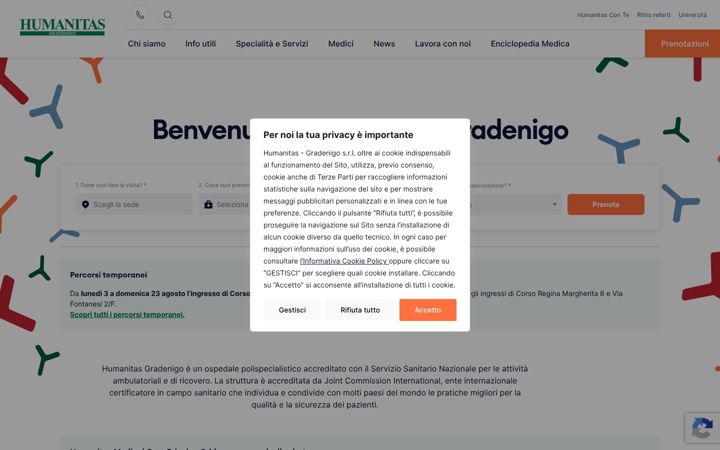 Screenshot of gradenigo.it