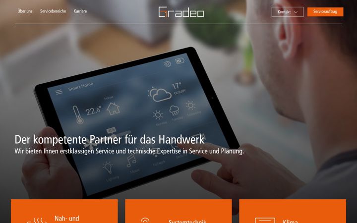 Screenshot of gradeo.de