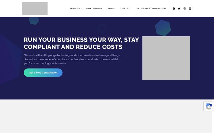 Screenshot of gradeon.co.uk
