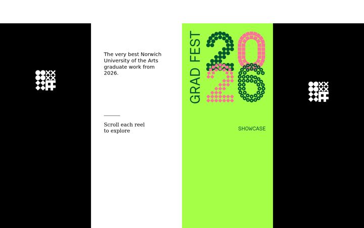 Screenshot of gradfestshowcase.com