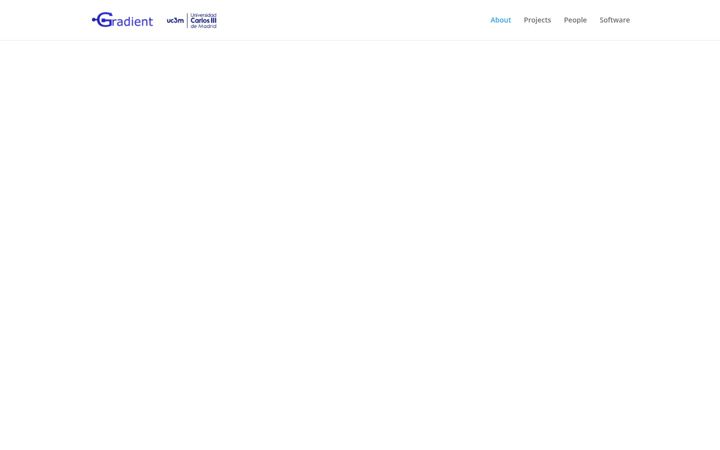 Screenshot of gradient.uc3m.es