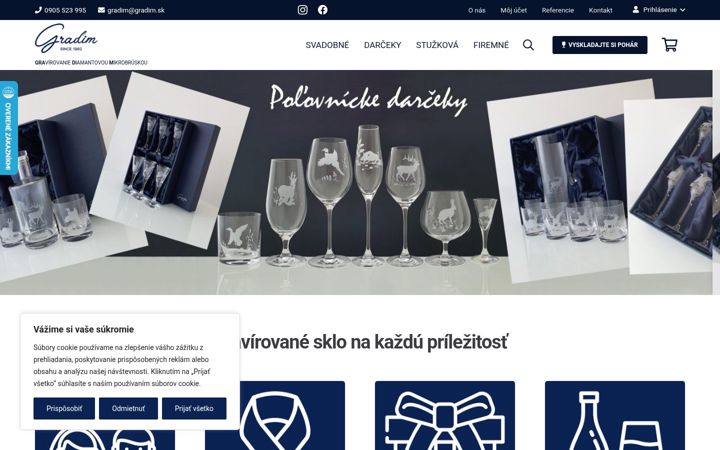 Screenshot of gradim.sk
