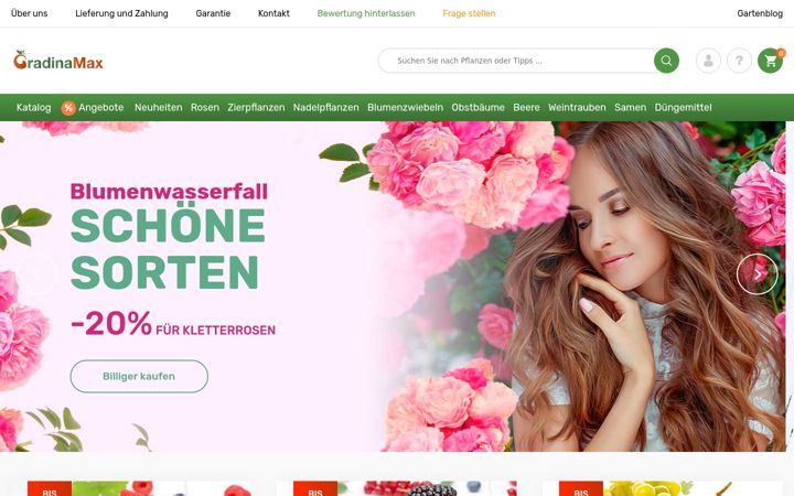 Screenshot of gradinamax.de
