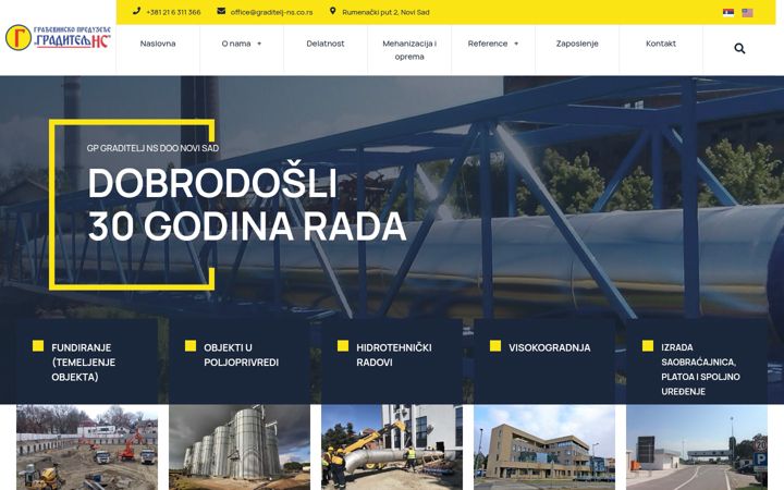 Screenshot of graditelj-ns.co.rs
