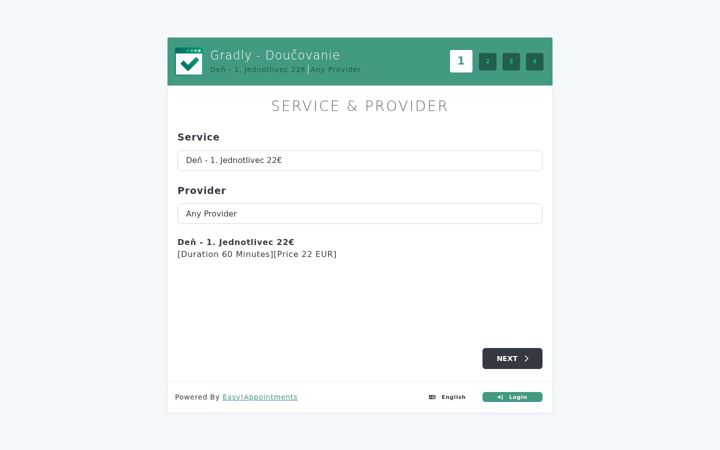 Screenshot of gradly.sk
