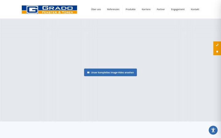 Screenshot of grado-fenster.de