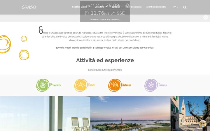 Screenshot of grado.it