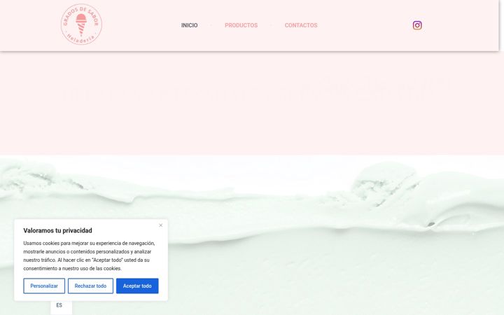 Screenshot of gradosdesabor.com